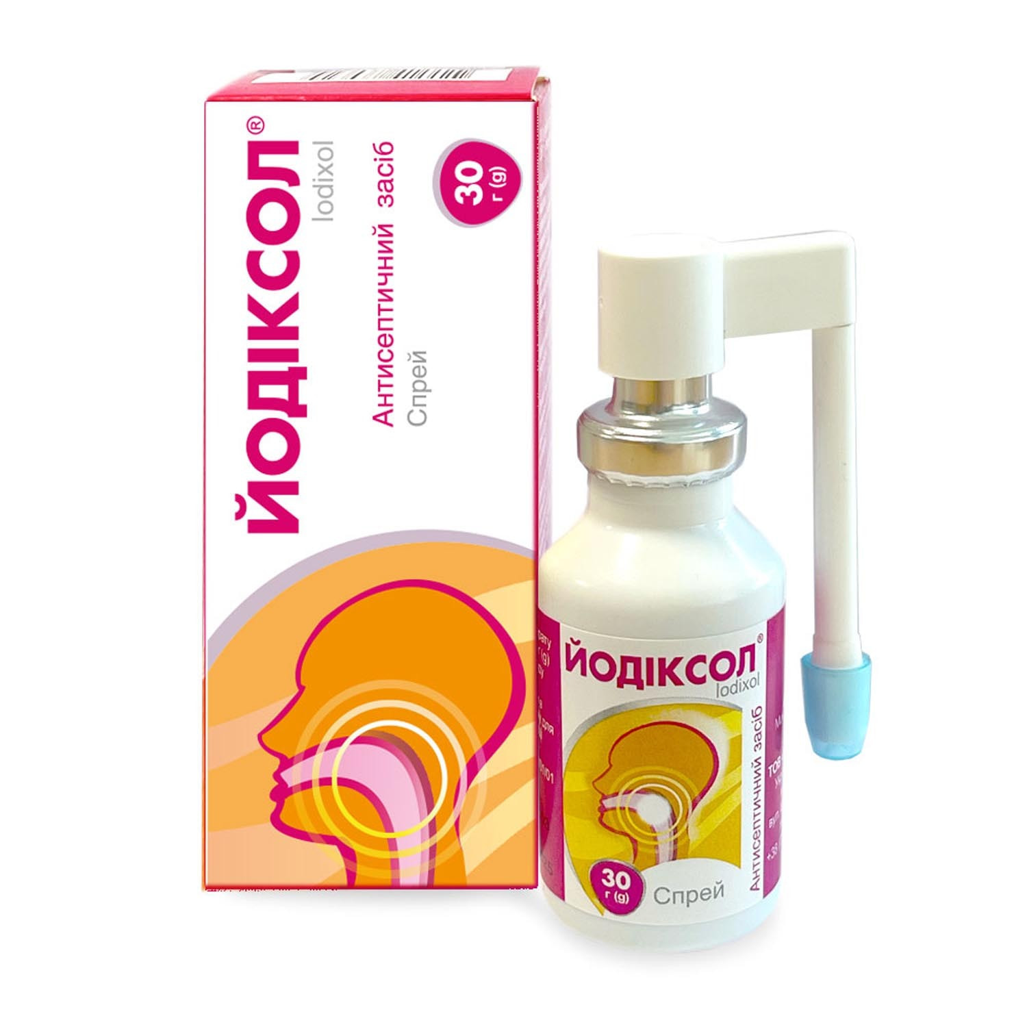 ЙОДІКСОЛ спрей 85 мг/г по 30 г